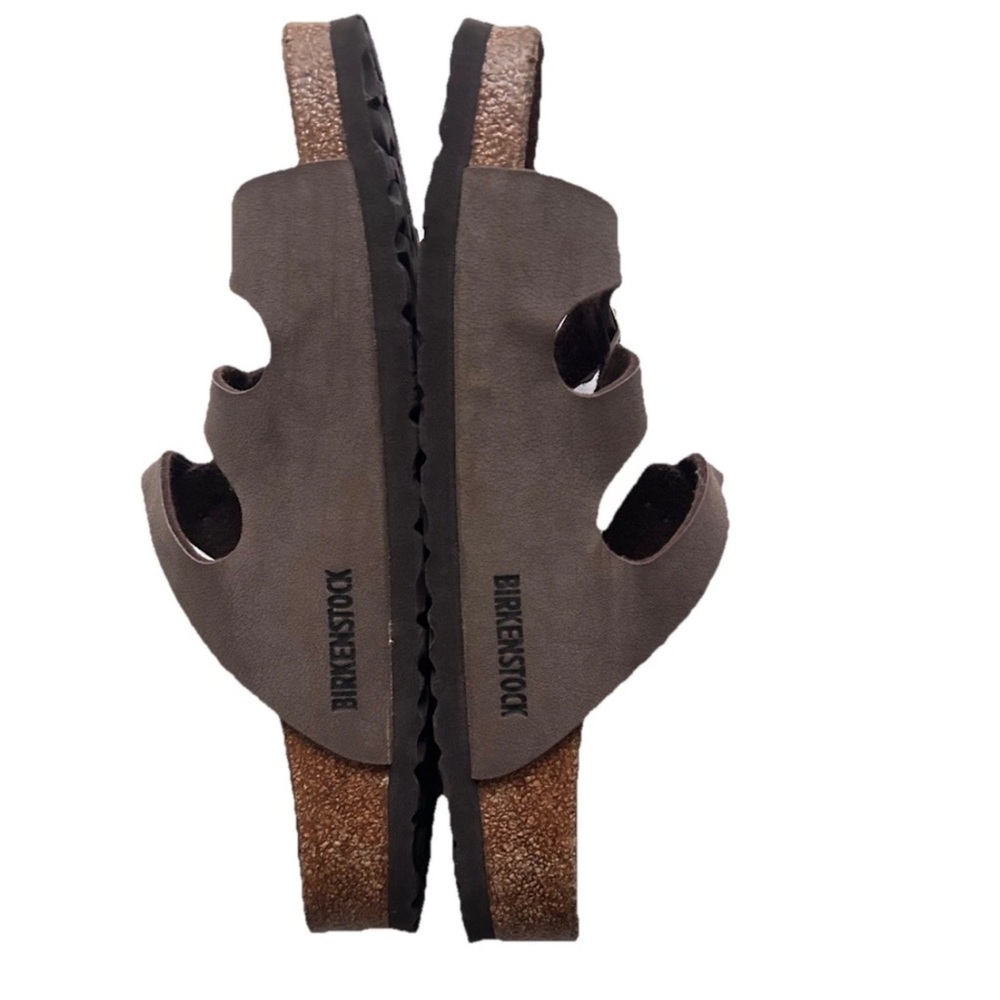 Birkenstock | Women's Florida Soft Footbed Sandals Size 40 Brown Straps Buckle - Picture 6 of 9